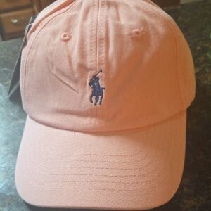 Ralph Lauren Pink Polo Cap 1 LEFT